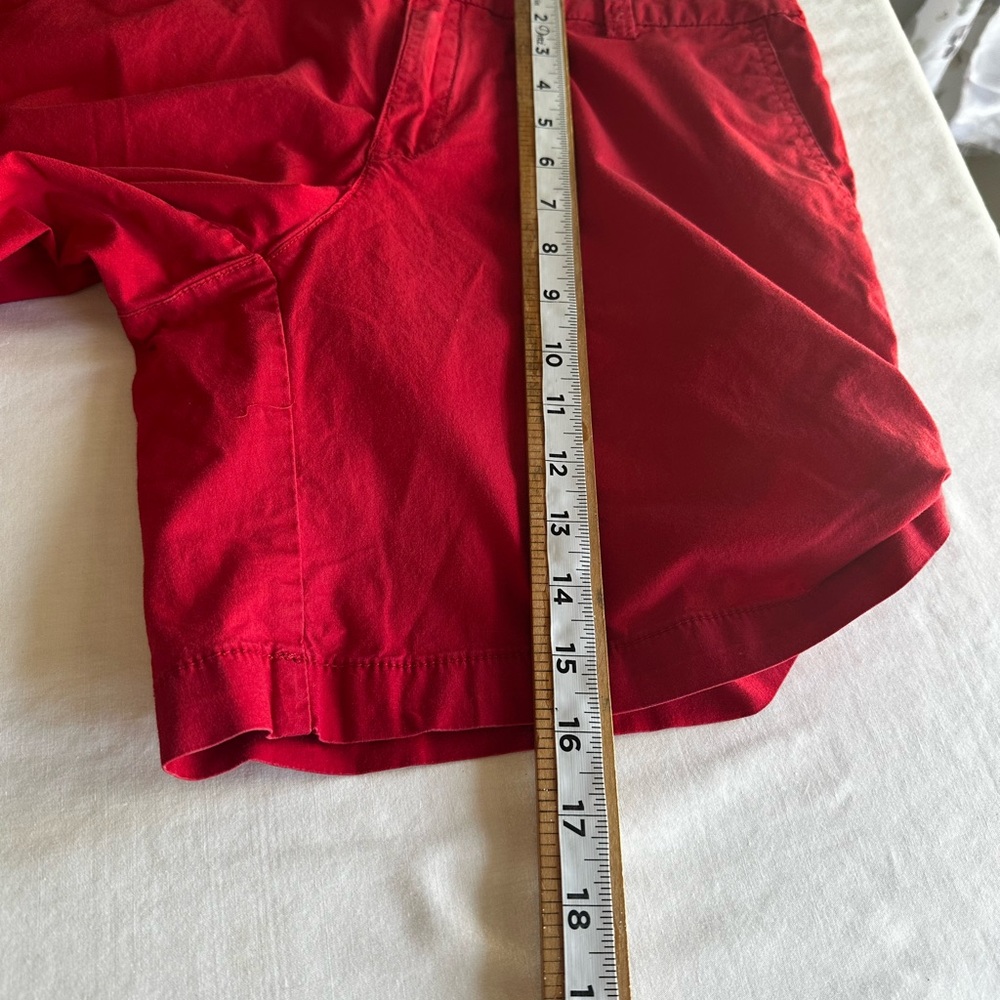 Liz Claiborne Red Casual Shorts Women’s Sz 10 - Picture 8 of 12